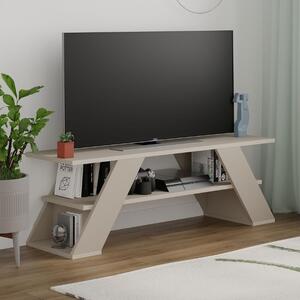 ТВ шкаф Farfalla TopMebel от меламин в цвят пясъчник 120x33,5x40cm