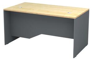 Офис бюро Venturo TopMebel от меламин в антрацит - дъб 150x80x75cm