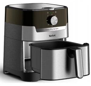 Фритюрник с горещ въздух Tefal EY501D15, 4.2 л. вместимост, фунцкия грил, 60-минутен таймер, 1400W