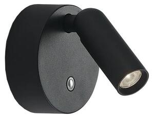 Ideal Lux -LED димируемо презареждаемо стенно точково осветително тяло BEAN LED/3W/5V CRI 95 черно