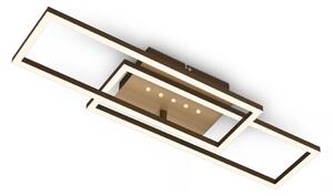 Brilo - Димируем LED таванен плафон LED/30W/230V 3000K кафяв