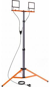 LED прожектор със стойка 2xLED/50W/230V 4500K IP65 черен/оранжев