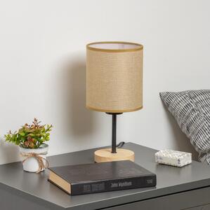 Brilagi - Настолна лампа NUBILA WOOD 1xE27/25W/230V дъб/светлокафяво