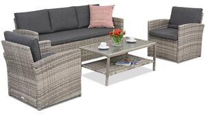 Градински мебели Monaco Coffee 5 Garden Point светло сиво