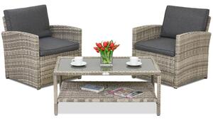 Градински мебели Monaco Terrace Garden Point светло сиво