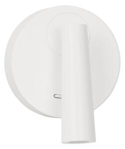 Алуминиев LED прожектор с огъваща се структура в матово бял цвят 7x10 cm Tico – Nova Luce