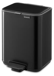 Матово черно стоманено кошче за боклук с педал 4 l Bo – Brabantia