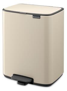 Бежово стоманено кошче за боклук с педал 12 l Bo – Brabantia