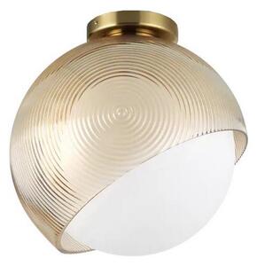 Ideal Lux - Плафон BLOOM 1xE27/42W/230V pr. 30 cm златисто/опушено бежово