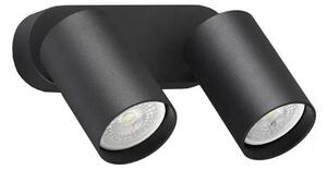 Ideal Lux - LED стенен насочващ аплик DYNAMITE 2xGU10/7W/230V CRI 90 черен