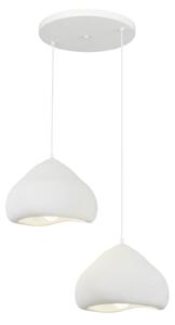 Brilagi - полилей на кабел WABI SABI 2xE27/40W/230V Ø 45 cm бял