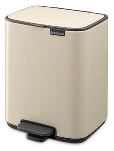 Бежово стоманено кошче за боклук с педал 7 l Bo – Brabantia