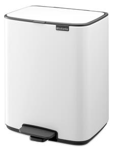Бяло стоманено кошче за боклук с педал 12 l Bo – Brabantia