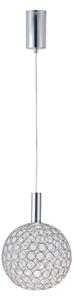 LED Пендел PERFORATO LED/6,3W/230V 3000K лъскав хром Ø 20 см