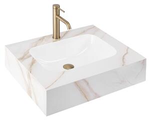 Стенна мивка REA Aresa Grey Gold 60