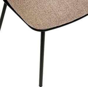 Трапезен стол atmosphera Alba, Шенил, - Бял