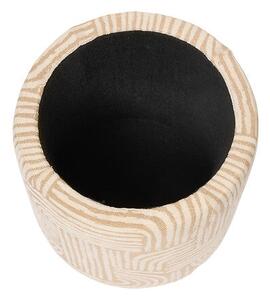 Табуретка с място за съхранение atmosphera Nubo, Шенил, Бежов, 31 cm