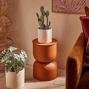 Помощна маса atmosphera Totem Palomba, Метал, 31 cm - Охра