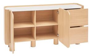 Скрин atmosphera Homelya, 2 врати, 2 чекмеджета, 160 cm, Хевея