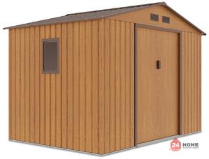 Градинска барака за инструменти SUNNY Hudson, Златен дъб 191x277x202 см, площ 4.8 m 2