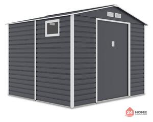Градинска барака за инструменти SUNNY Montreal, тъмно сива 259х277x219 см, 6.5 m2