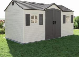 Градинска барака Lifetime Garden Villa 457x244x244 cm, 11 m2 HDPE пластмаса