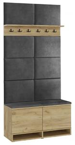 Закачалка за стена в коридора Craft/ Grey