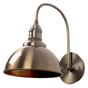 Стенна лампа в месингов цвят ø 21 cm Varzan – Opviq lights