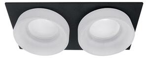 LED луна ELMARK 92045S2/BLFR, 12V, защита (IP20), размер на отвора 165x70mm, черно/бял
