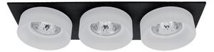 LED луна ELMARK 92045S3/BLFR, 12V, защита (IP20), размер на отвора 240x70mm, черно/бял