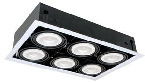 LED луна ELMARK 92Q61227WH, 6X12W, 230V, защита IP20, 5400lm, 2700K, бял