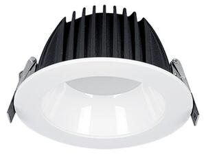 LED луна ELMARK 92FLD1565/WH, 15W, 230V, 1350lm, 6500K, защита (IP44), бяло/черна