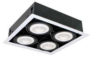 LED луна ELMARK 92Q41227DGR, 4X12W, 230V, защита IP20, 3600lm, 2700K, тъмно сив