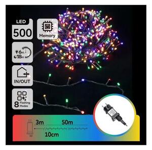 Aigostar - LED RGBY Външна коледна гирлянда 500xLED/3,6W/230V 50m IP44
