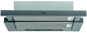 Абсорбатор Whirlpool AKR 749/1 IX, за вграждане, телескопичен, енергиен клас Е, въздухопоток 304m3/h, три степени на скорост на управление, механично управление, сив