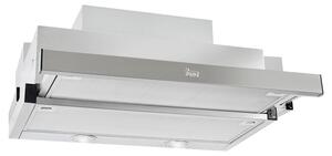 Абсорбатор Тeka CNL 6610, за вграждане, телескопичен, енергиен клас C, въздухопоток 694m3/h, един двигател с двойна турбина, две степени на скорост на управление + интензивна, стоп-таймер, инокс