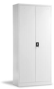 Гардероб Carmen CR-1236 LZ, 5 бр. рафтове, метален, сив