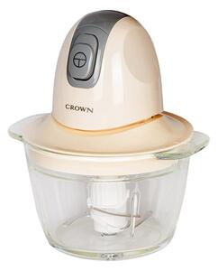 Чопър Crown MC-3001, 300W, 1 л, функция пулс, бежов