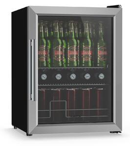 Klarstein Хладилник за напитки Beersafe със стъклена врата | 64 x 48 см | Вътрешно LED осветление