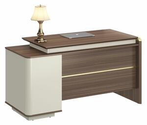 Компютърно бюро RFG Lisabon (DG02-D0212HB), ПДЧ плот, заключване, дъб
