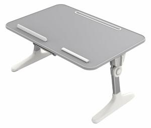 Лаптоп бюро Orico LRZ-64-GY, преносимо, регулируема височина с 5 стъпки 28-40cm, чекмедже, сиво