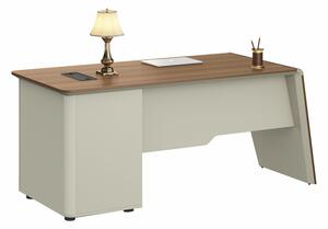 Компютърно бюро RFG Elmaz (DG15-D0218), ПДЧ, 3 чекмеджета, сиво