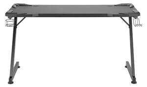 Компютърно бюро Nitro Concepts Nemesis II, 1400 x 770 x 600 mm, поставка за слушалки и напитка, два кабелни отвора, черно
