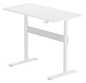 Компютърно бюро RFG Adler 2.6 (G04-22D-BS/WHITE), до 15кг. максимално натоварване, регулируема височина, поставка за слушалки, бяло