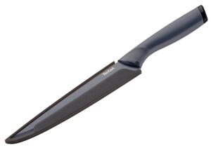 Кухненски нож Tefal K1221205, 20 см, неръждаема стомана, титаниево покритие, черен