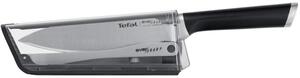 Комплект готварски нож и точило за ножове Tefal K2569004, неръждаема стомана, черен