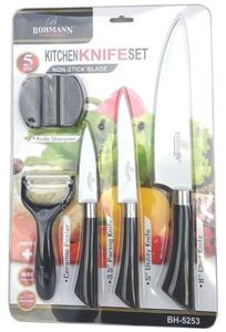 Комплект ножове Bohmann BH 5253, 5 части, черен