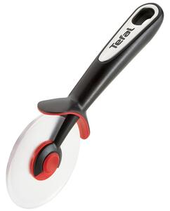 Кухненски нож Tefal K2071114, за пица, неръждаема стомана, черен