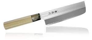 Кухненски нож Fuji Cutlery Ryutoku Nakiri, 160mm дължина на острието, дръжка от магнолия, кафяв