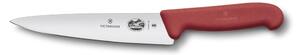 Кухненски нож Victorinox Fibrox, 15 см, неръждаема стомана, червен